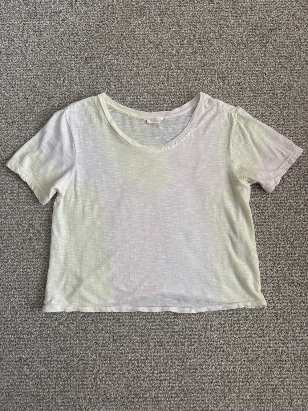 Women's Lightweight Short-Sleeve Tee - Pale Cream